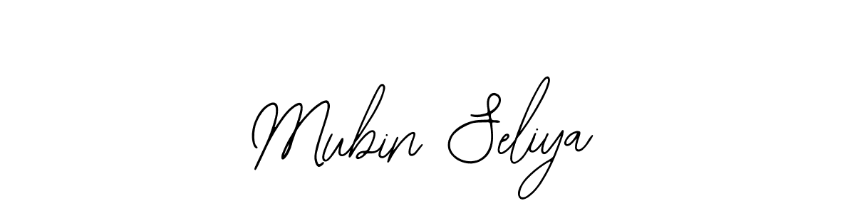 Make a beautiful signature design for name Mubin Seliya. Use this online signature maker to create a handwritten signature for free. Mubin Seliya signature style 12 images and pictures png