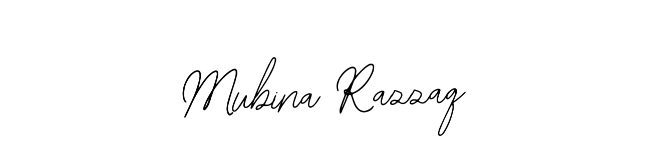 Make a beautiful signature design for name Mubina Razzaq. Use this online signature maker to create a handwritten signature for free. Mubina Razzaq signature style 12 images and pictures png