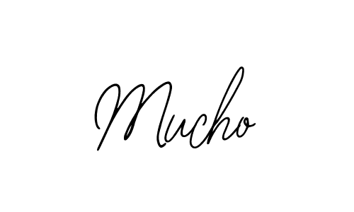 Design your own signature with our free online signature maker. With this signature software, you can create a handwritten (Bearetta-2O07w) signature for name Mucho. Mucho signature style 12 images and pictures png