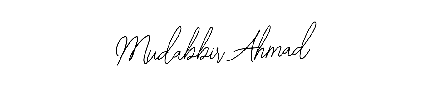 Similarly Bearetta-2O07w is the best handwritten signature design. Signature creator online .You can use it as an online autograph creator for name Mudabbir Ahmad. Mudabbir Ahmad signature style 12 images and pictures png