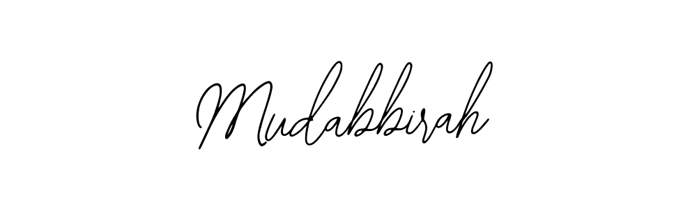 The best way (Bearetta-2O07w) to make a short signature is to pick only two or three words in your name. The name Mudabbirah include a total of six letters. For converting this name. Mudabbirah signature style 12 images and pictures png