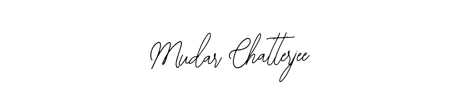 The best way (Bearetta-2O07w) to make a short signature is to pick only two or three words in your name. The name Mudar Chatterjee include a total of six letters. For converting this name. Mudar Chatterjee signature style 12 images and pictures png