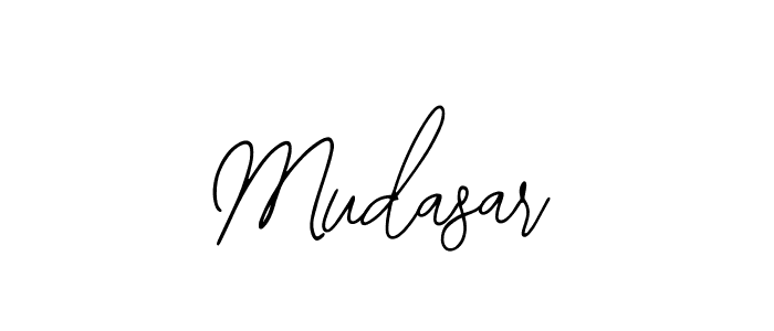 The best way (Bearetta-2O07w) to make a short signature is to pick only two or three words in your name. The name Mudasar include a total of six letters. For converting this name. Mudasar signature style 12 images and pictures png