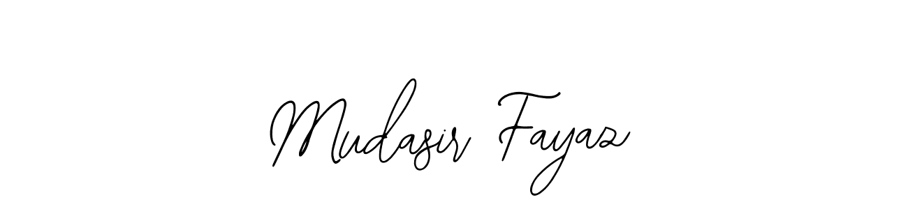 Mudasir Fayaz stylish signature style. Best Handwritten Sign (Bearetta-2O07w) for my name. Handwritten Signature Collection Ideas for my name Mudasir Fayaz. Mudasir Fayaz signature style 12 images and pictures png