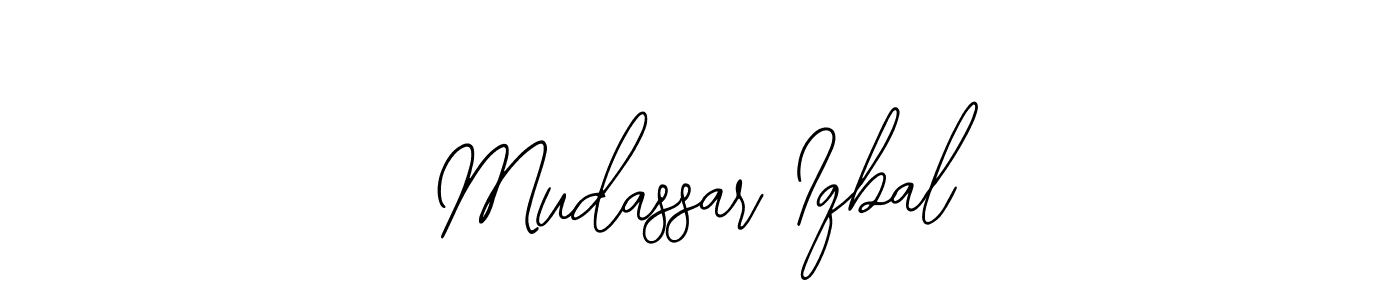 Make a beautiful signature design for name Mudassar Iqbal. Use this online signature maker to create a handwritten signature for free. Mudassar Iqbal signature style 12 images and pictures png