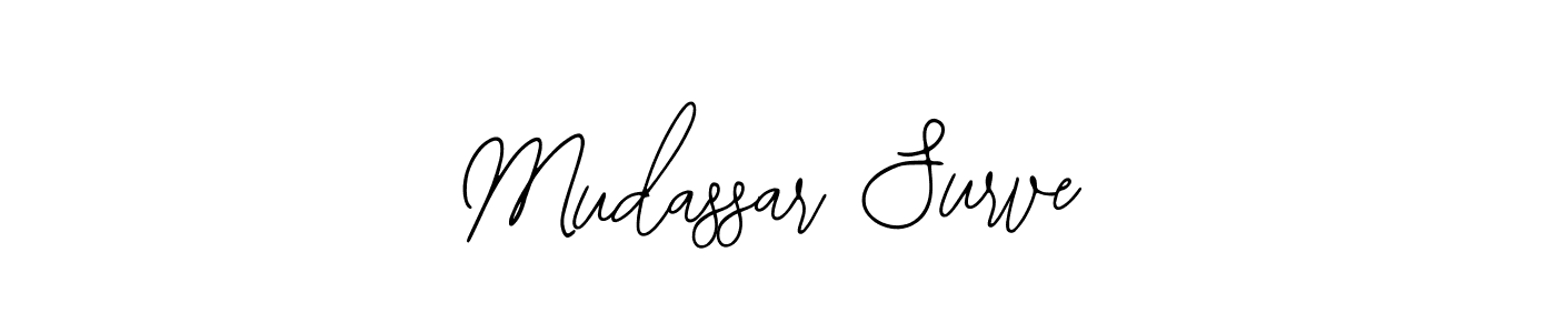 How to Draw Mudassar Surve signature style? Bearetta-2O07w is a latest design signature styles for name Mudassar Surve. Mudassar Surve signature style 12 images and pictures png