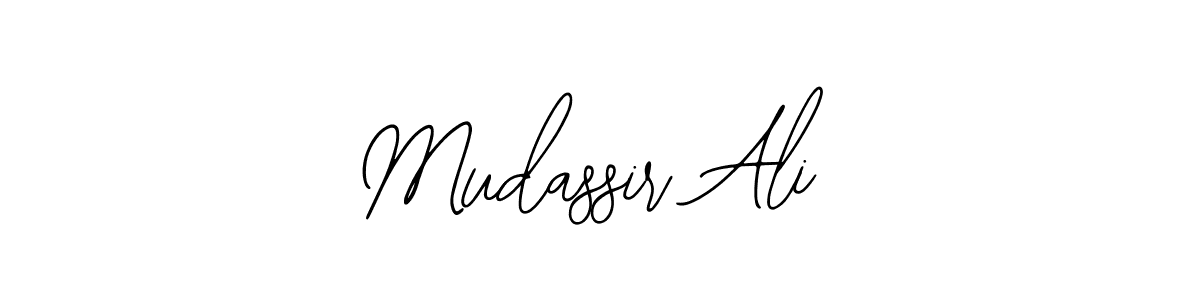 How to make Mudassir Ali signature? Bearetta-2O07w is a professional autograph style. Create handwritten signature for Mudassir Ali name. Mudassir Ali signature style 12 images and pictures png