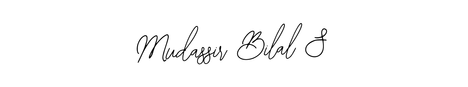 Make a beautiful signature design for name Mudassir Bilal S. Use this online signature maker to create a handwritten signature for free. Mudassir Bilal S signature style 12 images and pictures png