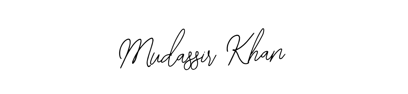 Make a beautiful signature design for name Mudassir Khan. Use this online signature maker to create a handwritten signature for free. Mudassir Khan signature style 12 images and pictures png