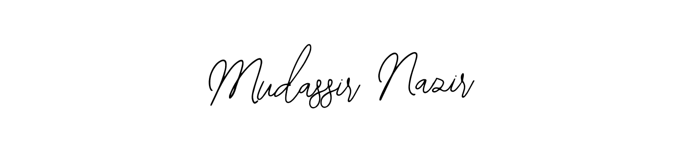 Create a beautiful signature design for name Mudassir Nazir. With this signature (Bearetta-2O07w) fonts, you can make a handwritten signature for free. Mudassir Nazir signature style 12 images and pictures png