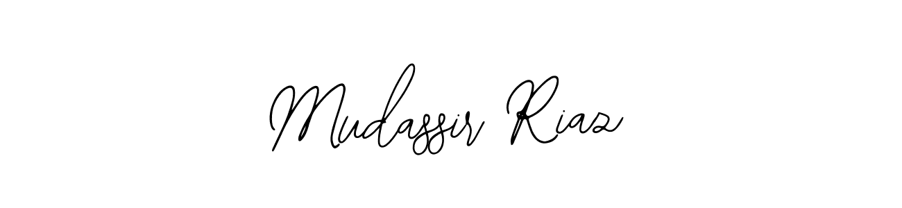 You should practise on your own different ways (Bearetta-2O07w) to write your name (Mudassir Riaz) in signature. don't let someone else do it for you. Mudassir Riaz signature style 12 images and pictures png