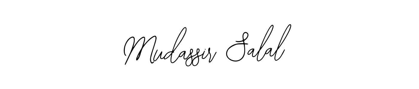 How to make Mudassir Salal signature? Bearetta-2O07w is a professional autograph style. Create handwritten signature for Mudassir Salal name. Mudassir Salal signature style 12 images and pictures png