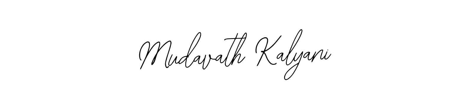 This is the best signature style for the Mudavath Kalyani name. Also you like these signature font (Bearetta-2O07w). Mix name signature. Mudavath Kalyani signature style 12 images and pictures png