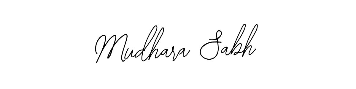 The best way (Bearetta-2O07w) to make a short signature is to pick only two or three words in your name. The name Mudhara Sabh include a total of six letters. For converting this name. Mudhara Sabh signature style 12 images and pictures png