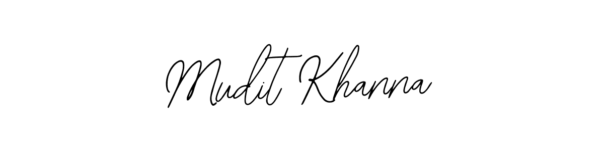 Create a beautiful signature design for name Mudit Khanna. With this signature (Bearetta-2O07w) fonts, you can make a handwritten signature for free. Mudit Khanna signature style 12 images and pictures png