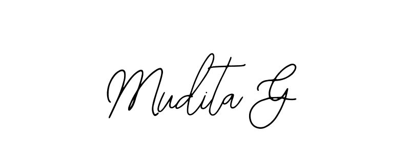 Also we have Mudita G name is the best signature style. Create professional handwritten signature collection using Bearetta-2O07w autograph style. Mudita G signature style 12 images and pictures png