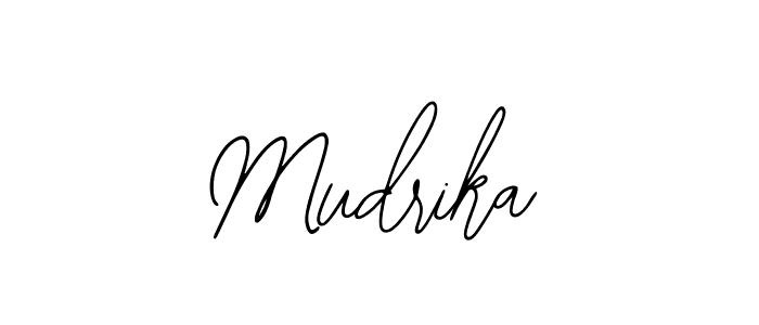 How to Draw Mudrika signature style? Bearetta-2O07w is a latest design signature styles for name Mudrika. Mudrika signature style 12 images and pictures png