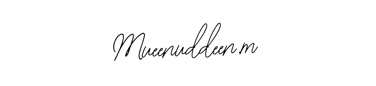 Create a beautiful signature design for name Mueenuddeen.m. With this signature (Bearetta-2O07w) fonts, you can make a handwritten signature for free. Mueenuddeen.m signature style 12 images and pictures png