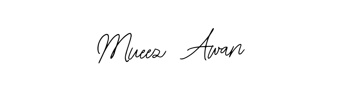 This is the best signature style for the Mueez  Awan name. Also you like these signature font (Bearetta-2O07w). Mix name signature. Mueez  Awan signature style 12 images and pictures png