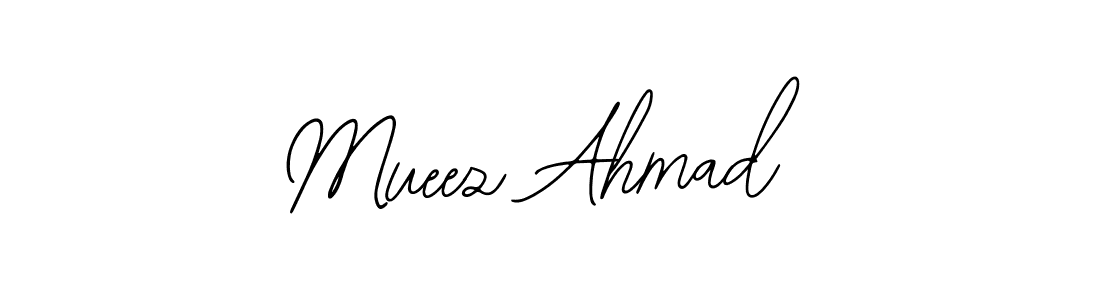 Also we have Mueez Ahmad name is the best signature style. Create professional handwritten signature collection using Bearetta-2O07w autograph style. Mueez Ahmad signature style 12 images and pictures png