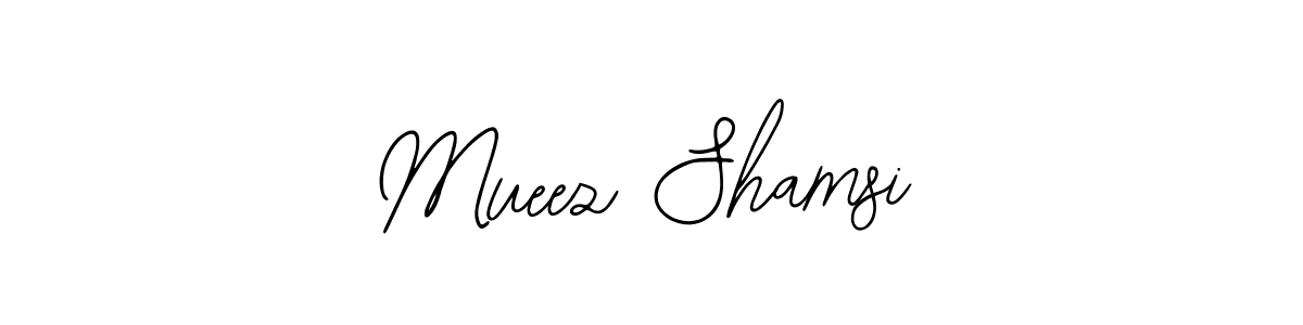 This is the best signature style for the Mueez Shamsi name. Also you like these signature font (Bearetta-2O07w). Mix name signature. Mueez Shamsi signature style 12 images and pictures png