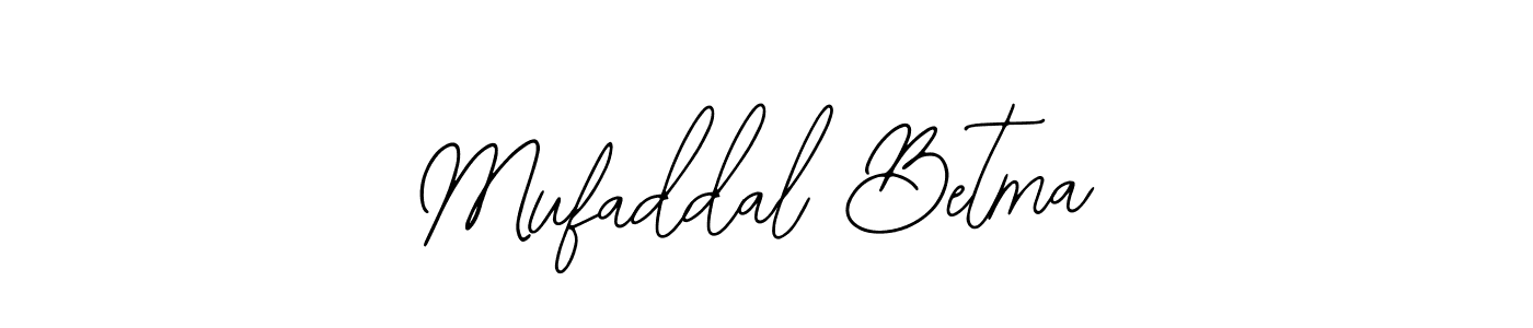 The best way (Bearetta-2O07w) to make a short signature is to pick only two or three words in your name. The name Mufaddal Betma include a total of six letters. For converting this name. Mufaddal Betma signature style 12 images and pictures png