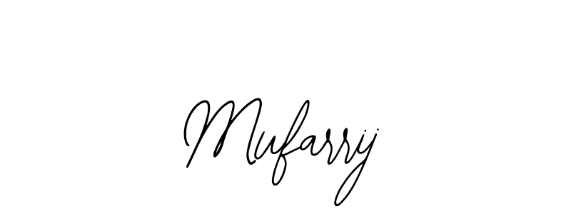 Design your own signature with our free online signature maker. With this signature software, you can create a handwritten (Bearetta-2O07w) signature for name Mufarrij. Mufarrij signature style 12 images and pictures png