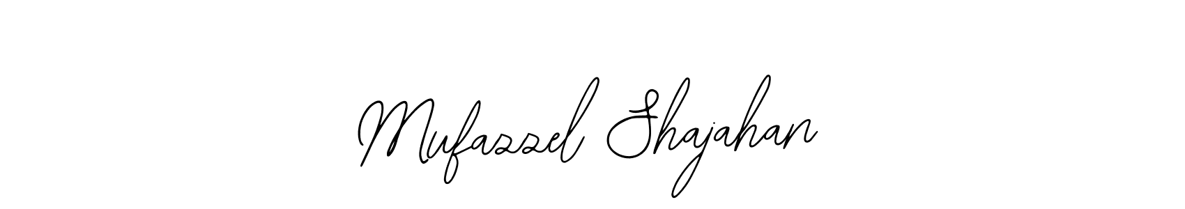 How to Draw Mufazzel Shajahan signature style? Bearetta-2O07w is a latest design signature styles for name Mufazzel Shajahan. Mufazzel Shajahan signature style 12 images and pictures png