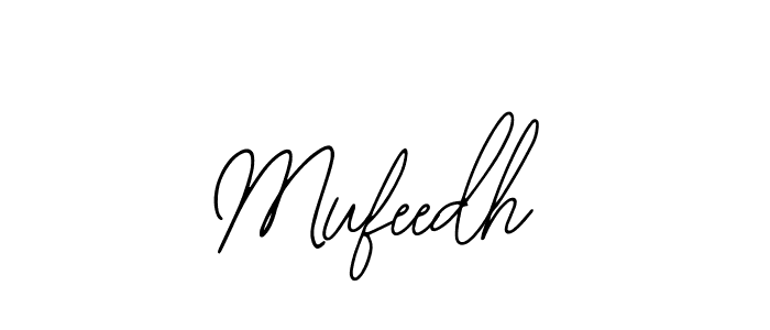 Mufeedh stylish signature style. Best Handwritten Sign (Bearetta-2O07w) for my name. Handwritten Signature Collection Ideas for my name Mufeedh. Mufeedh signature style 12 images and pictures png