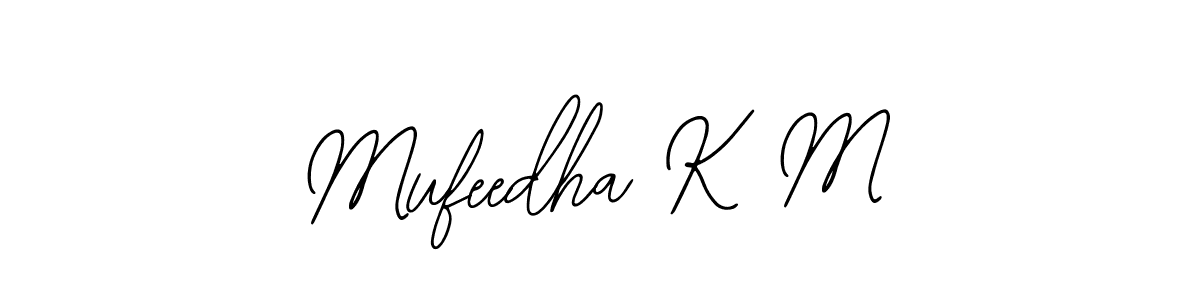 You can use this online signature creator to create a handwritten signature for the name Mufeedha K M. This is the best online autograph maker. Mufeedha K M signature style 12 images and pictures png