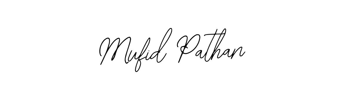 Also we have Mufid Pathan name is the best signature style. Create professional handwritten signature collection using Bearetta-2O07w autograph style. Mufid Pathan signature style 12 images and pictures png