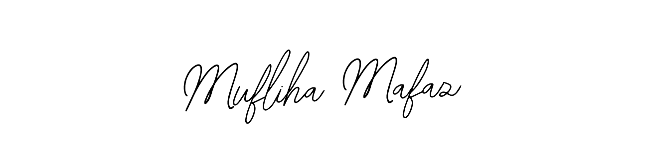 You should practise on your own different ways (Bearetta-2O07w) to write your name (Mufliha Mafaz) in signature. don't let someone else do it for you. Mufliha Mafaz signature style 12 images and pictures png