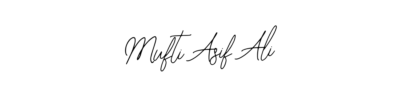How to make Mufti Asif Ali name signature. Use Bearetta-2O07w style for creating short signs online. This is the latest handwritten sign. Mufti Asif Ali signature style 12 images and pictures png