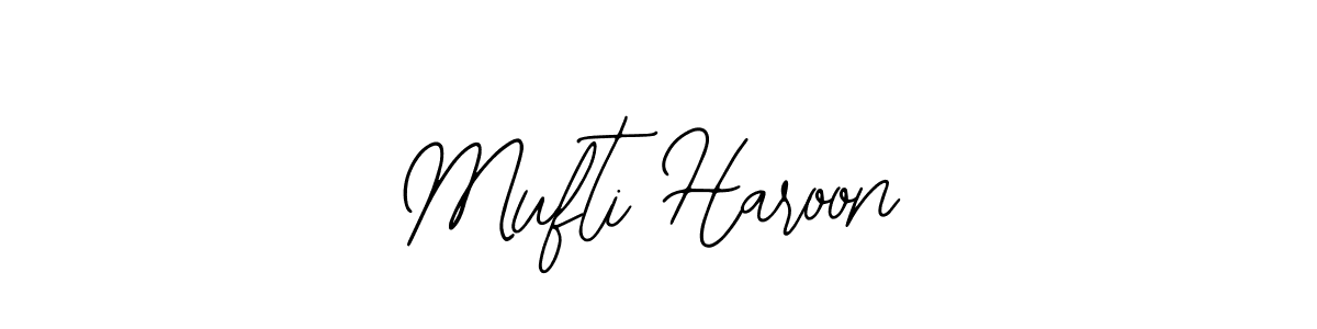 Mufti Haroon stylish signature style. Best Handwritten Sign (Bearetta-2O07w) for my name. Handwritten Signature Collection Ideas for my name Mufti Haroon. Mufti Haroon signature style 12 images and pictures png