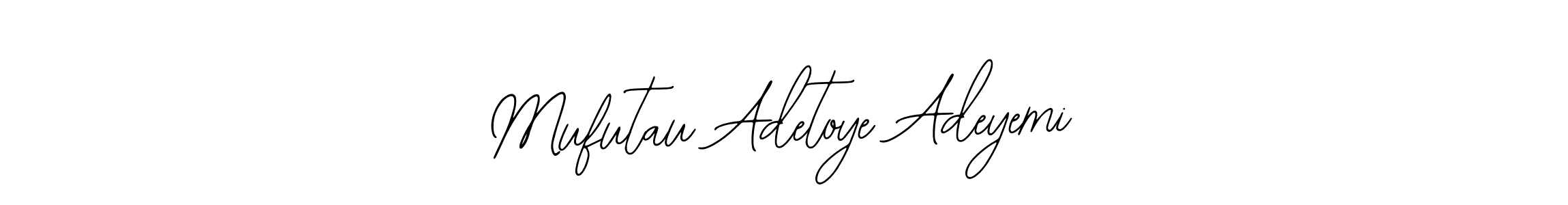 Make a short Mufutau Adetoye Adeyemi signature style. Manage your documents anywhere anytime using Bearetta-2O07w. Create and add eSignatures, submit forms, share and send files easily. Mufutau Adetoye Adeyemi signature style 12 images and pictures png