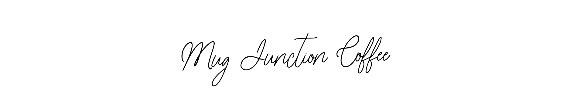 if you are searching for the best signature style for your name Mug Junction Coffee. so please give up your signature search. here we have designed multiple signature styles  using Bearetta-2O07w. Mug Junction Coffee signature style 12 images and pictures png