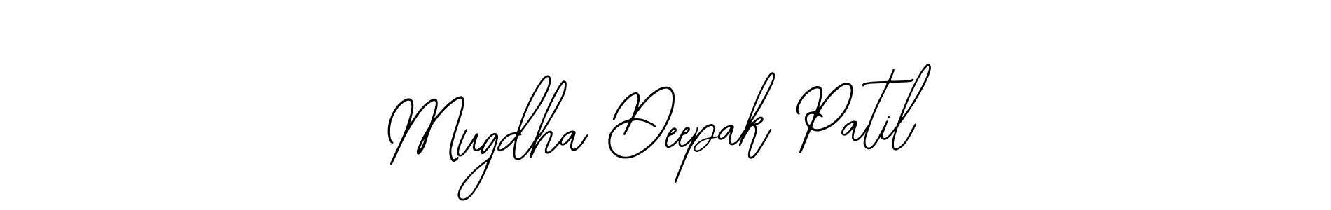if you are searching for the best signature style for your name Mugdha Deepak Patil. so please give up your signature search. here we have designed multiple signature styles  using Bearetta-2O07w. Mugdha Deepak Patil signature style 12 images and pictures png