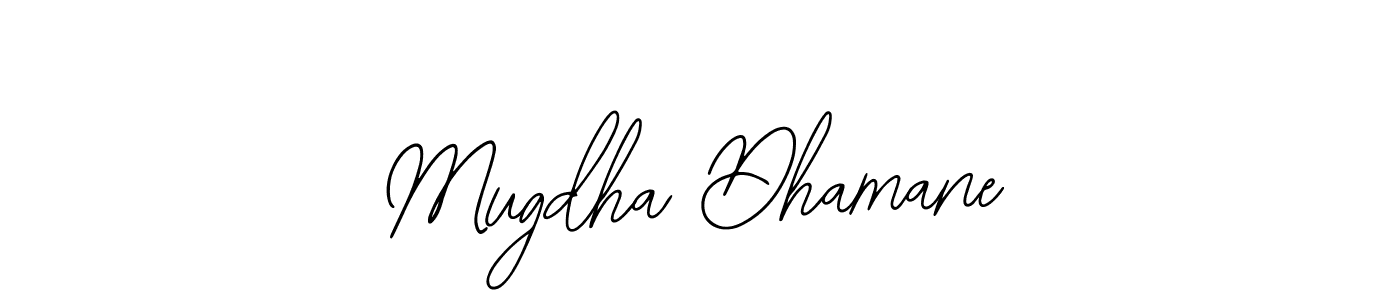 if you are searching for the best signature style for your name Mugdha Dhamane. so please give up your signature search. here we have designed multiple signature styles  using Bearetta-2O07w. Mugdha Dhamane signature style 12 images and pictures png