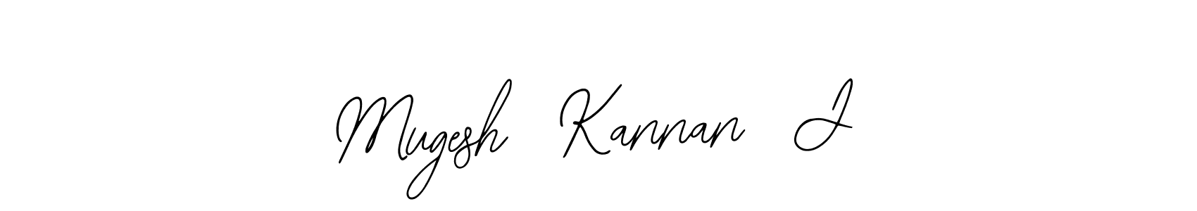It looks lik you need a new signature style for name Mugesh  Kannan  J. Design unique handwritten (Bearetta-2O07w) signature with our free signature maker in just a few clicks. Mugesh  Kannan  J signature style 12 images and pictures png