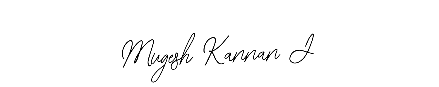 Also we have Mugesh Kannan J name is the best signature style. Create professional handwritten signature collection using Bearetta-2O07w autograph style. Mugesh Kannan J signature style 12 images and pictures png