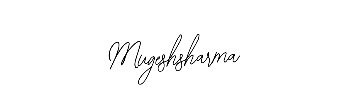 Create a beautiful signature design for name Mugeshsharma. With this signature (Bearetta-2O07w) fonts, you can make a handwritten signature for free. Mugeshsharma signature style 12 images and pictures png