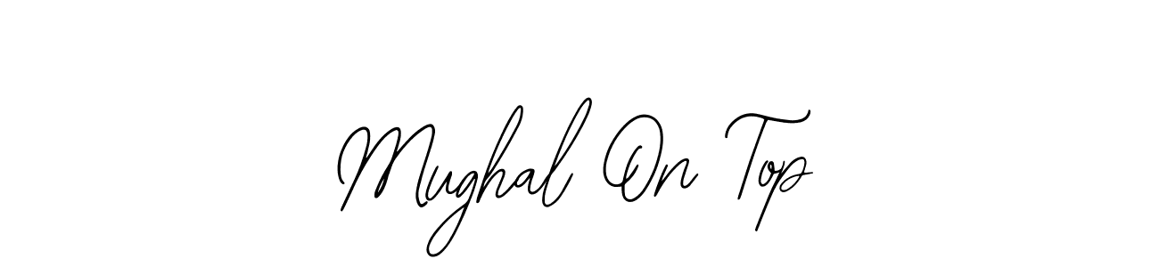 How to make Mughal On Top name signature. Use Bearetta-2O07w style for creating short signs online. This is the latest handwritten sign. Mughal On Top signature style 12 images and pictures png