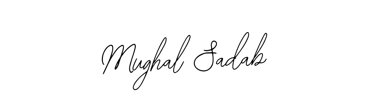 Bearetta-2O07w is a professional signature style that is perfect for those who want to add a touch of class to their signature. It is also a great choice for those who want to make their signature more unique. Get Mughal Sadab name to fancy signature for free. Mughal Sadab signature style 12 images and pictures png