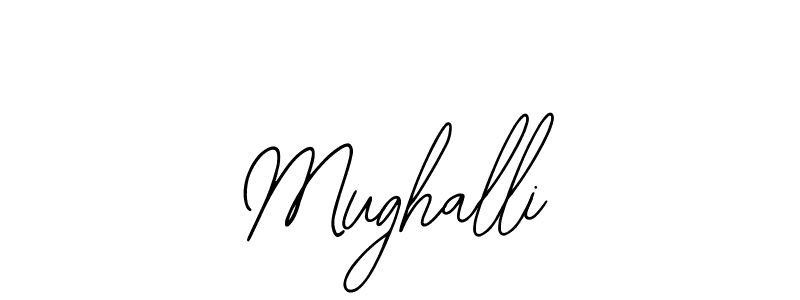 How to make Mughalli signature? Bearetta-2O07w is a professional autograph style. Create handwritten signature for Mughalli name. Mughalli signature style 12 images and pictures png