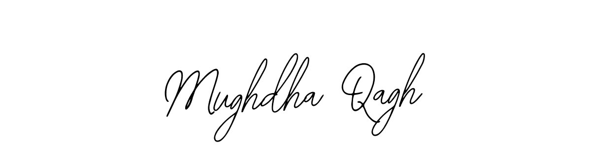Use a signature maker to create a handwritten signature online. With this signature software, you can design (Bearetta-2O07w) your own signature for name Mughdha Qagh. Mughdha Qagh signature style 12 images and pictures png