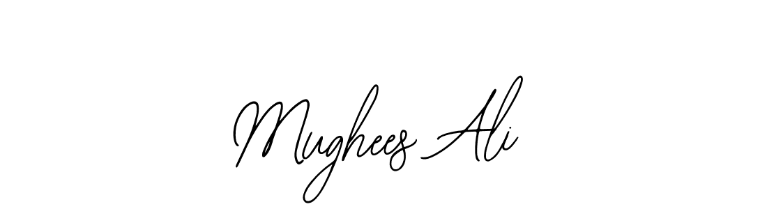 How to Draw Mughees Ali signature style? Bearetta-2O07w is a latest design signature styles for name Mughees Ali. Mughees Ali signature style 12 images and pictures png