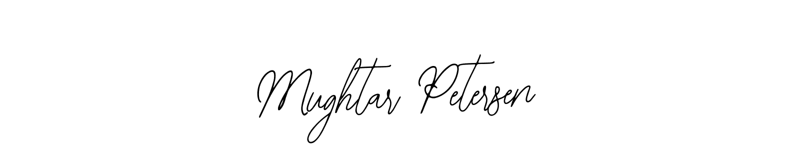 Make a beautiful signature design for name Mughtar Petersen. With this signature (Bearetta-2O07w) style, you can create a handwritten signature for free. Mughtar Petersen signature style 12 images and pictures png