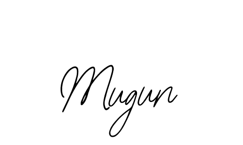 How to make Mugun name signature. Use Bearetta-2O07w style for creating short signs online. This is the latest handwritten sign. Mugun signature style 12 images and pictures png