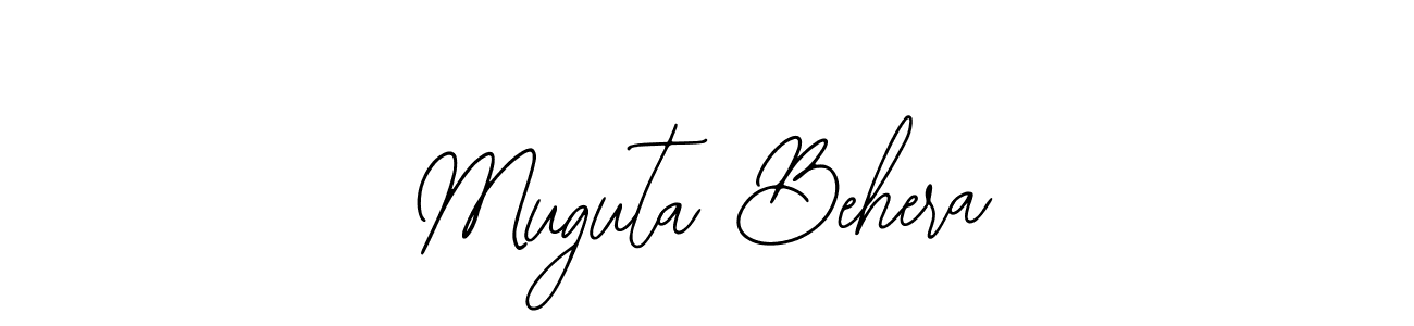 Also we have Muguta Behera name is the best signature style. Create professional handwritten signature collection using Bearetta-2O07w autograph style. Muguta Behera signature style 12 images and pictures png