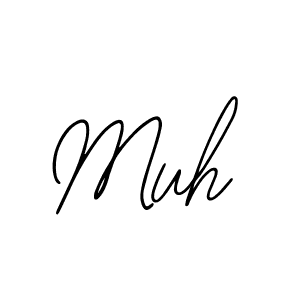 How to make Muh signature? Bearetta-2O07w is a professional autograph style. Create handwritten signature for Muh name. Muh signature style 12 images and pictures png
